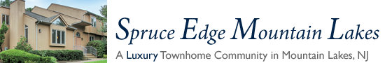 Spruce Edge in Mountain Lakes NJ Morris County Mountain Lakes New Jersey MLS Search Real Estate Listings Homes For Sale Townhomes Townhouse Condos   SpruceEdge Mountain Lakes   Spruce Edge Townhouses